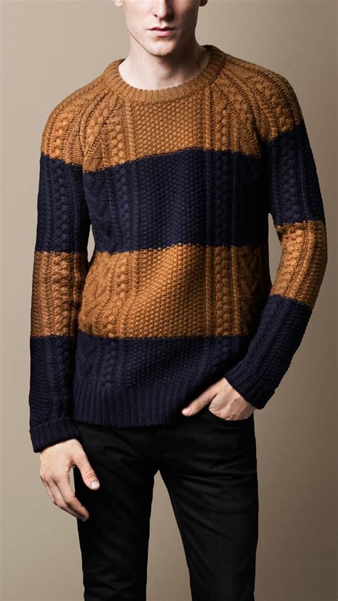 burberry jousting sweater|Men’s Luxury Knitwear .